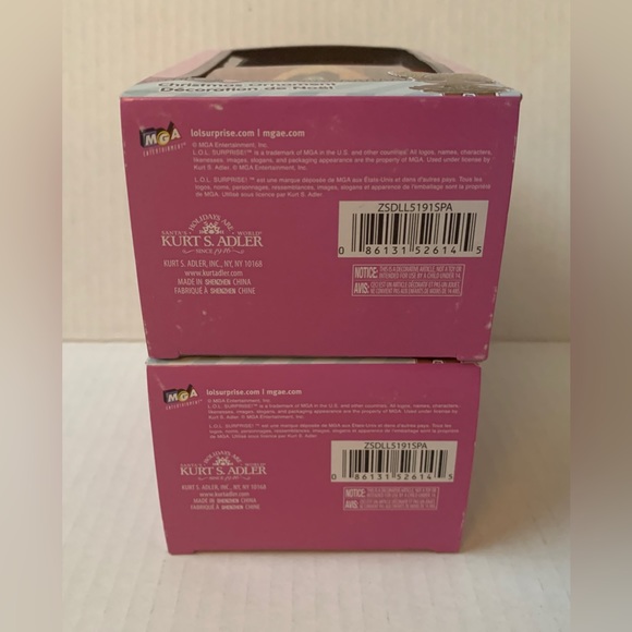 LOL Surprise Christmas Ornaments by Kurt Adler Bundle of 2 - Picture 5 of 8